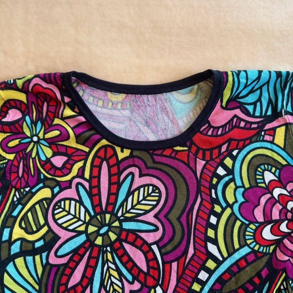 Vintage Y2K Floral Long Sleeve Top - Picture 5 of 7